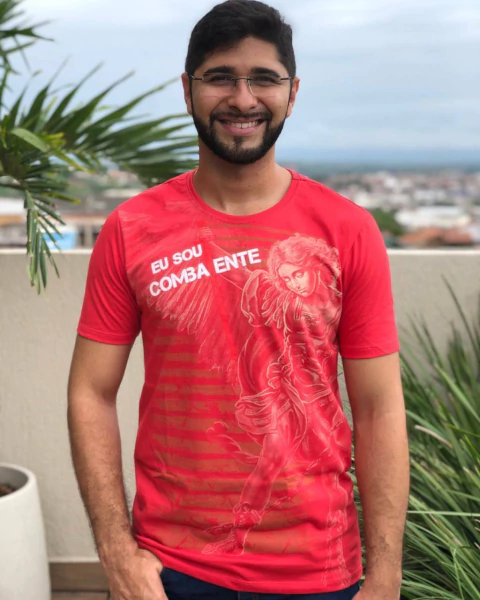 Camisa- São Miguel Combatente Vermelha - comprar online