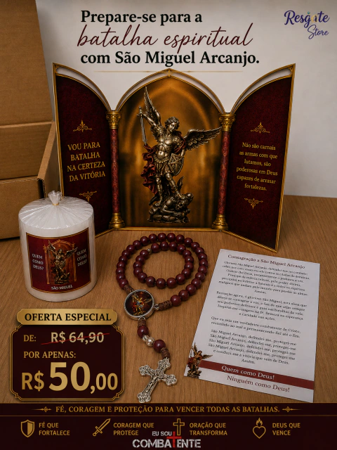 KIT TERÇO - QUARESMA DE SÃO MIGUEL ARCANJO