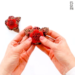 Pack FLORES de cuero - tienda online