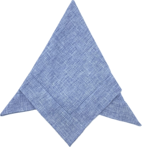 Guardanapo Linho Misto Azul - 2 Unidades