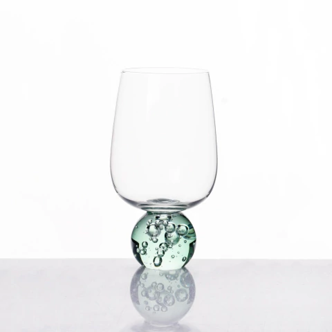 Taças De Vidro Esfera Verde - 4 Unidades - comprar online