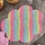 JOGO AMERICANO RAINBOW GLITTER - 1 UNIDADE na internet