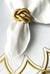 PORTA GUARDANAPO CORFU DOURADO - 2 UNIDADES - comprar online
