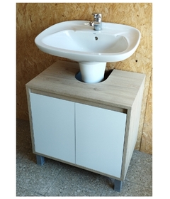 VANITORY - ROBLE Y BLANCO