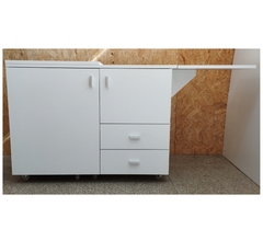 MESA PARA MÁQUINA DE COSER CON ESPACIO DE GUARDADO 2 CAJONES - comprar online