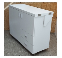 MESA PARA MÁQUINA DE COSER CON ESPACIO DE GUARDADO 2 CAJONES - comprar online