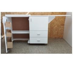 MESA PARA MÁQUINA DE COSER CON ESPACIO DE GUARDADO 2 CAJONES - HUARA MUEBLES