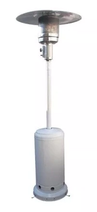 Calefactor Estufa A Gas Para Exterior Blanco Hasta 6 Mts