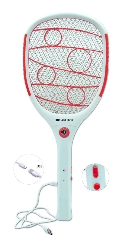 Insectocutor Raqueta Electrica, Mata Mosca/mosquitos Kushiro - comprar online
