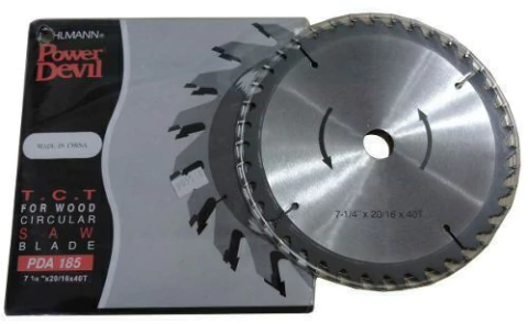 Hoja Circular Corte Madera Dientes De Widia 7 