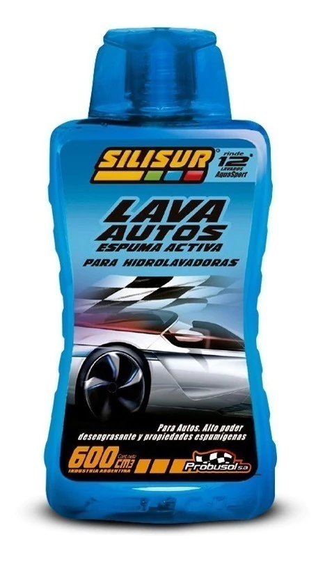 Shampoo Lava Autos Espuma Activa Silisur X 600cm3