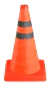 Cono Vial Plegable Naranja De 45 Cm Con Reflectivo Kushiro
