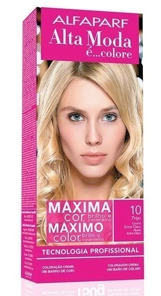 Tintura En Kit Alta Moda 10 Rubio Extra Claro 60ml