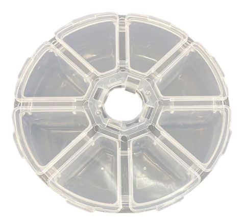 Caja Organizadora Redonda 8 Compartimentos 10