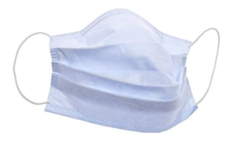 Barbijo Descartable Doble Capa 60g Con Tiras El