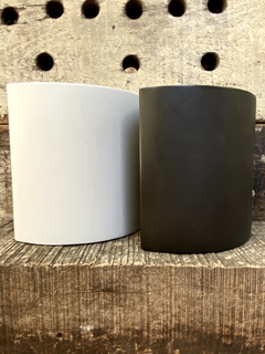 Imagen de juego de Floreros Yin & Yang negro mate