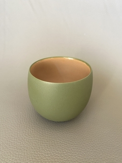 Cuenco +q2 verde oliva/ocre 180 ml - comprar online
