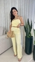 Conjunto Cropped Texturizado e Calça Pantalona - Capri