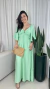 Vestido Longo Mangas Morcego - Fabiana