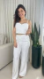Conjunto Cropped Texturizado e Calça Pantalona - Capri na internet