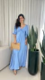 Vestido Longo Mangas Morcego - Fabiana - ESPAÇO MODAS