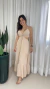 Vestido Duna Longo Amarração nas Costas - Thaís - loja online