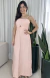 Vestido Longo Alças Finas com Recorte – Melina - comprar online