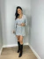 Conjunto Sobretudo + Cropped + Saia Curta - Jenifer