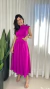 Vestido Longuete Duna com Recortes na Cintura - Nubia - comprar online