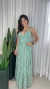 Vestido Longo Listrado Decote V - Sara na internet