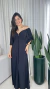 Vestido Longo Mangas Morcego - Fabiana na internet