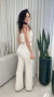 Conjunto Cropped Texturizado e Calça Pantalona - Capri - ESPAÇO MODAS