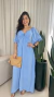Vestido Longo Mangas Morcego - Fabiana na internet