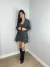 Conjunto Sobretudo + Cropped + Saia Curta - Jenifer - loja online
