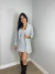 Conjunto Sobretudo + Cropped + Saia Curta - Jenifer