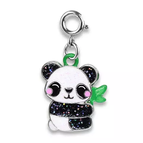 CHARM PANDA PRATEADO COM GLITTER CHARM IT - comprar online