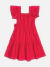 VESTIDO COM BORDADO PAETÊ VERMELHO PREPPY MOMI - loja online