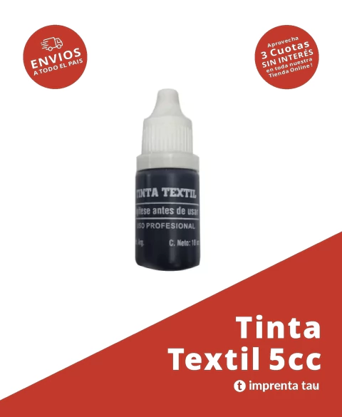 Tinta Textil 5cc - comprar online