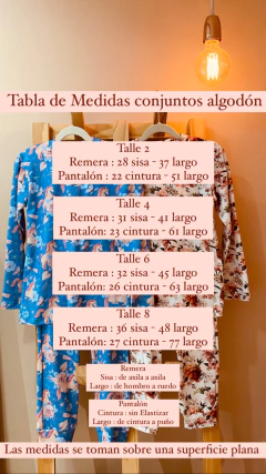 Conjunto Flores - tienda online