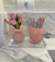 Vaso venlo quartzo rosa pp - comprar online
