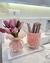 Trouxinha Battlo Quartzo Rosa PP - Tule Home Decor