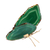 Borboleta em Ágata Verde