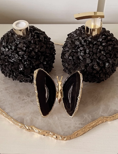 Kit lavabo turmalina negra 4 peças - comprar online