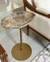 Mesa lateral em Ágata natural - comprar online