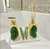 Kit Lavabo verde (4 peças)