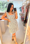 Vestido Estampado Crepe