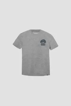 Remera good gris melange