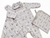 Kit Macacão Bebê em Malha Personalizado + Babinha + Naninha