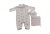 Kit Macacão Bebê em Malha Personalizado + Babinha - comprar online