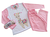 Pijama Longo - Lhama - Rosa - comprar online